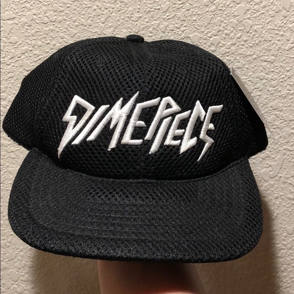Dimepiece Accessories - Dimepiece Black Mesh Logo Hat